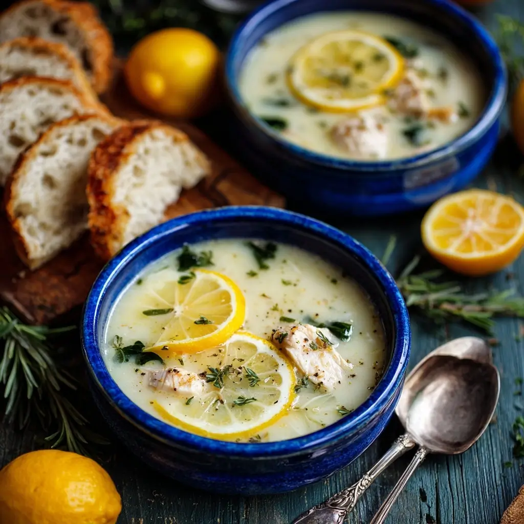 Greek Lemon Chicken Soup