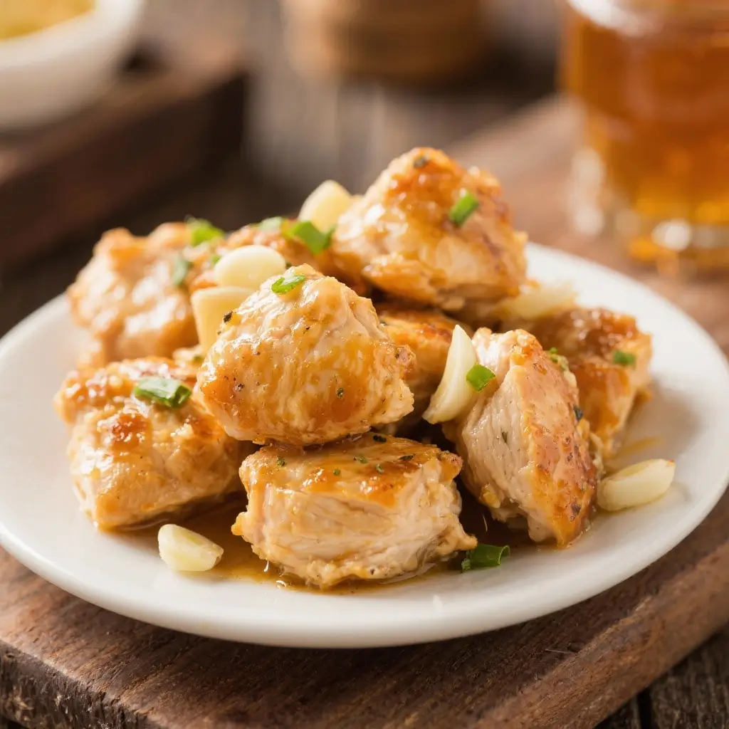 Honey Garlic Butter Chicken Bites
