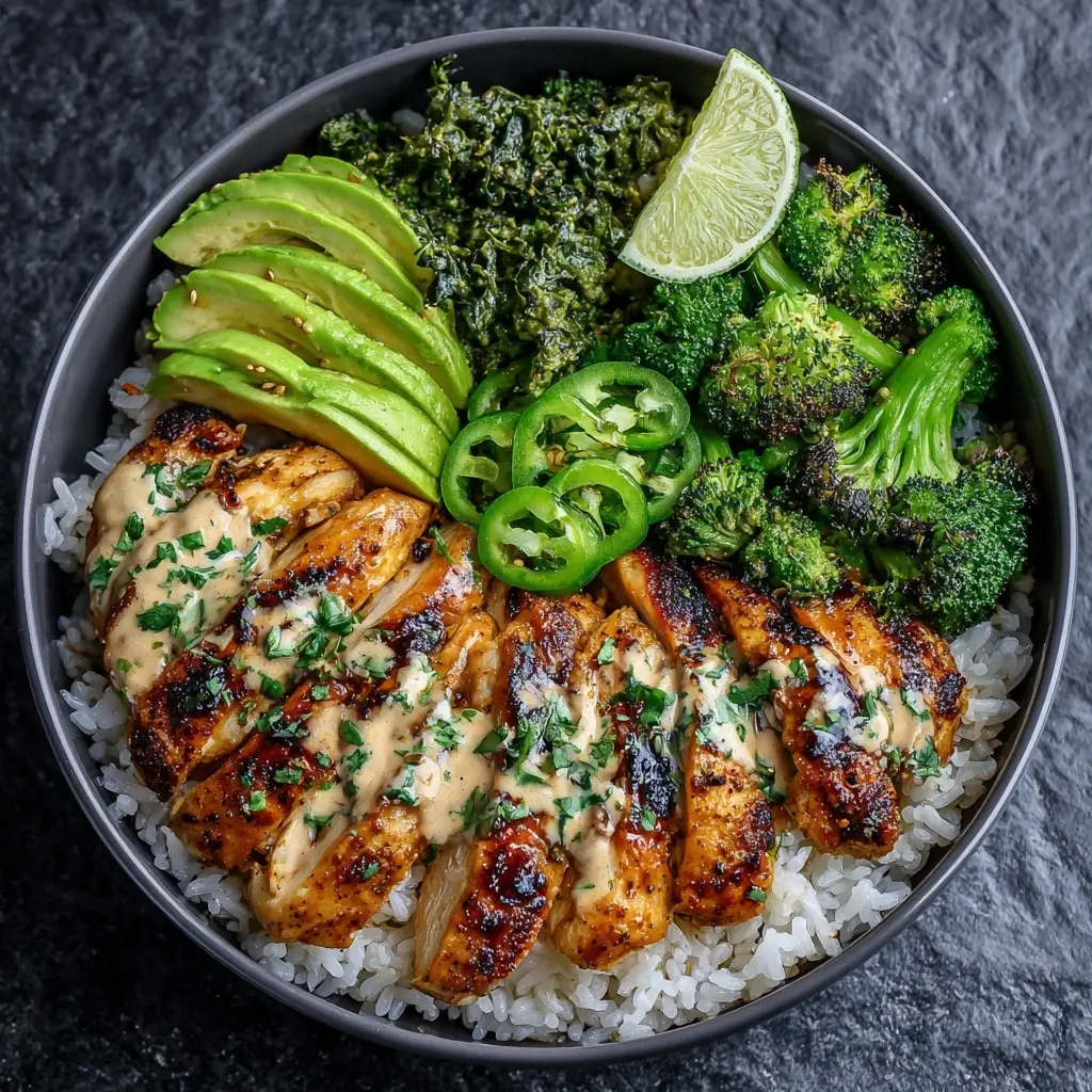 Honey Lime Chicken Bowls