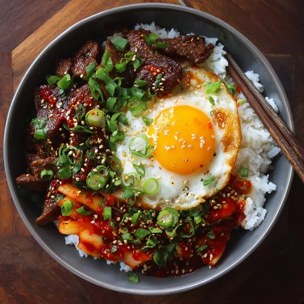 Korean Gochujang Beef Bowls
