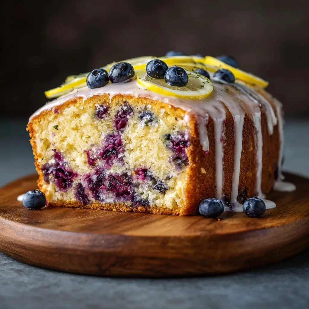 Lemon Blueberry Yogurt Cake