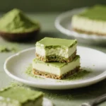Matcha Cheesecake Bars
