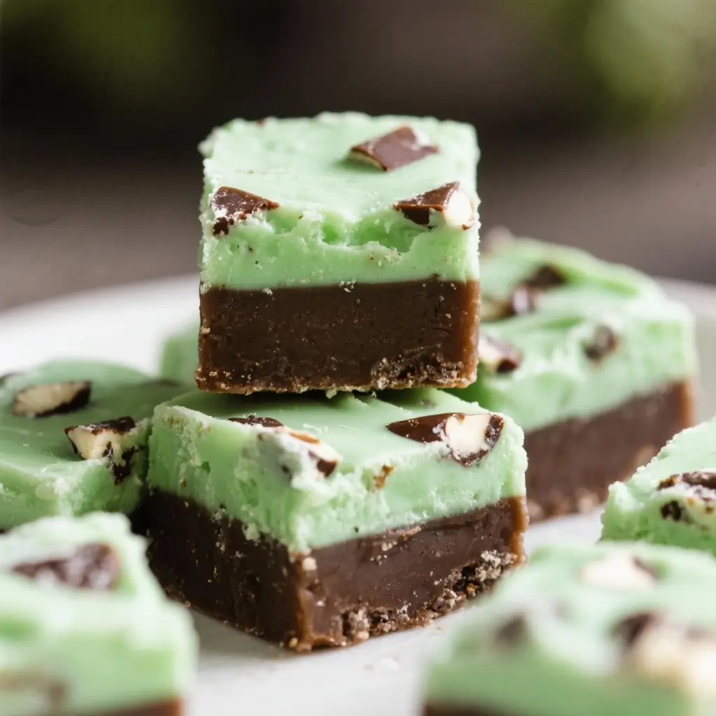 Mint Chocolate Chip Fudge