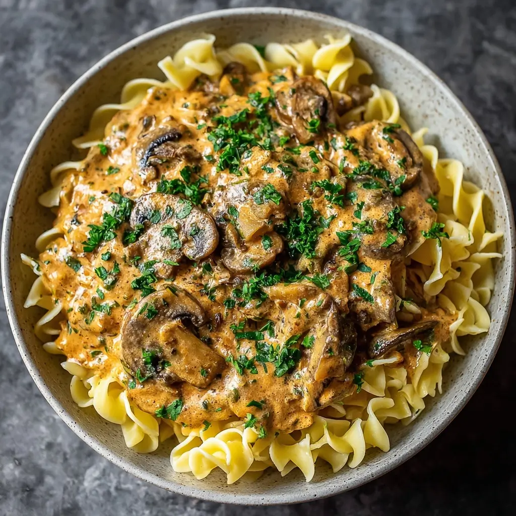 Mushroom Stroganoff