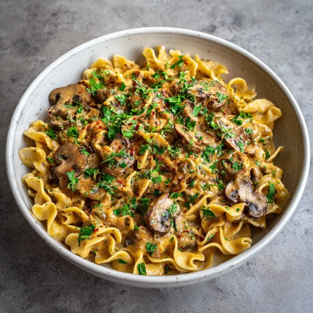 Mushroom Stroganoff