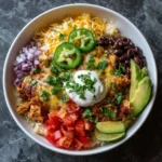 One Pot Chicken Burrito Bowl