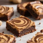 Peanut Butter Swirl Brownies