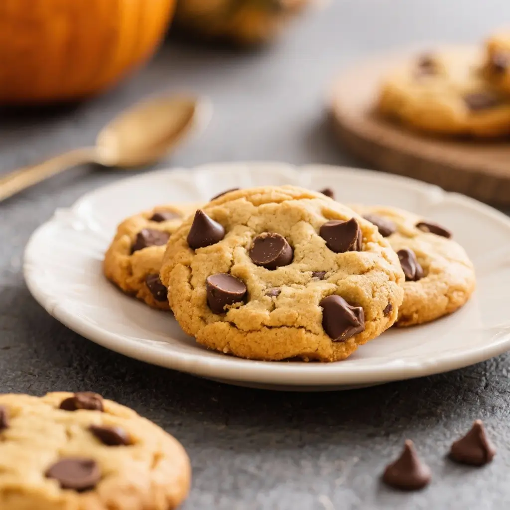 Pumpkin Chocolate Chip Cookies