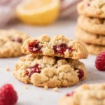 Raspberry Crumble Cookies