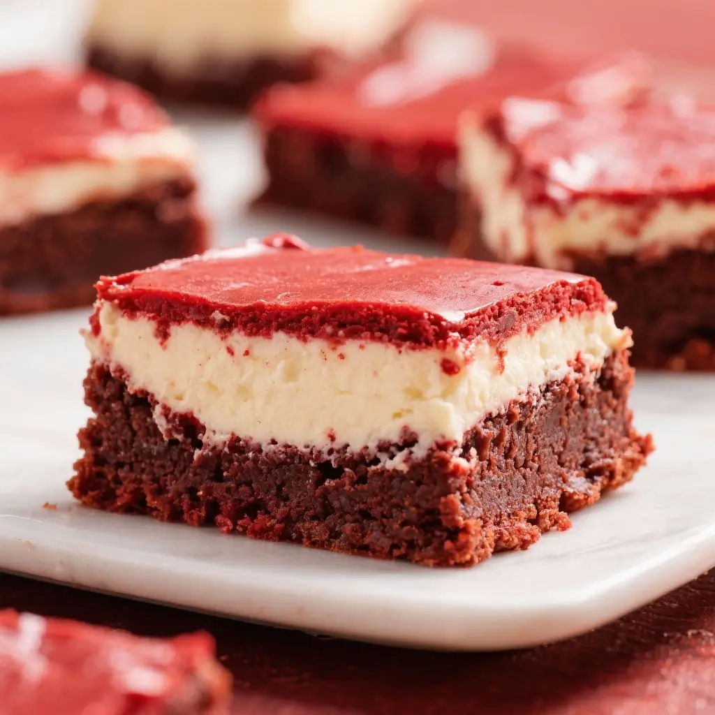 Red Velvet Cheesecake Brownies