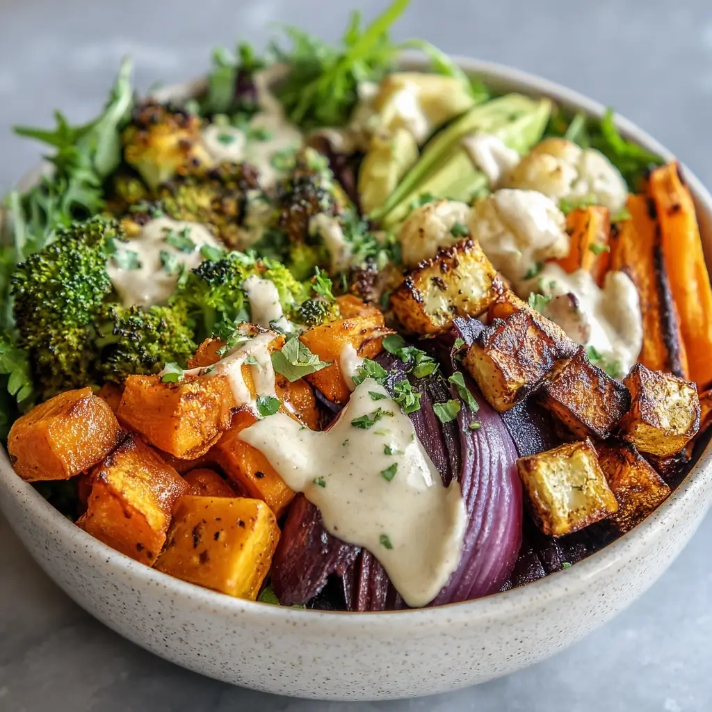 Roasted Veggie Buddha Bowls
