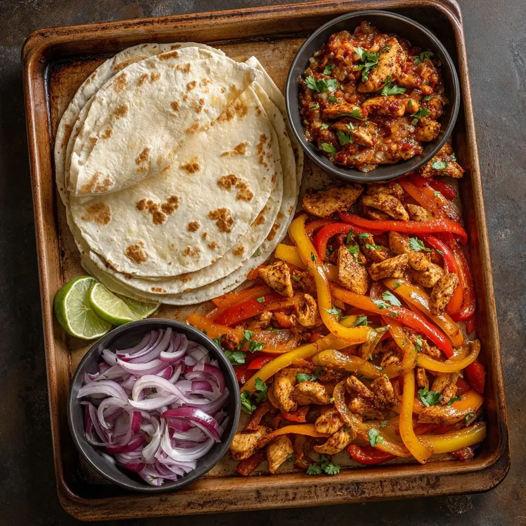 Sheet Pan Chicken Fajitas