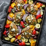 Sheet Pan Greek Chicken and Veggies