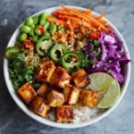 Spicy Peanut Tofu Bowls