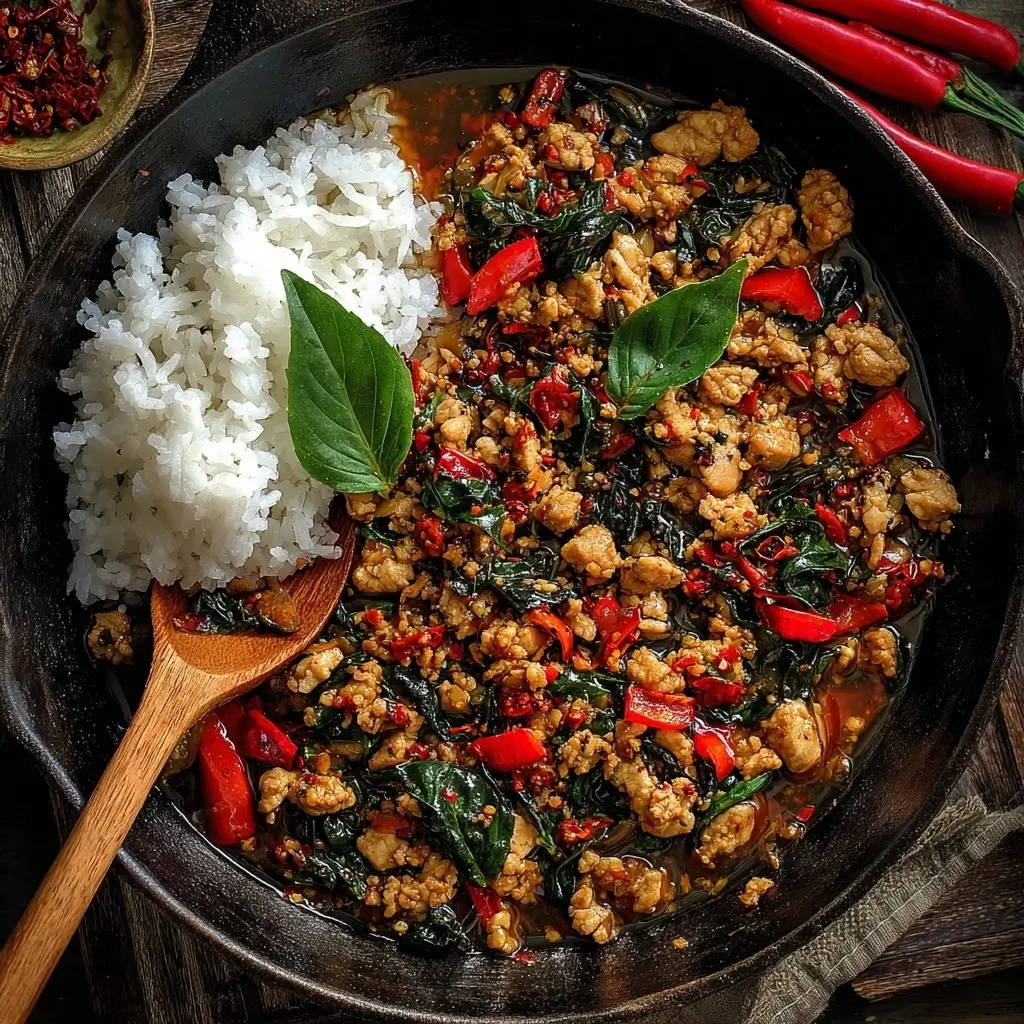 Spicy Thai Basil Chicken