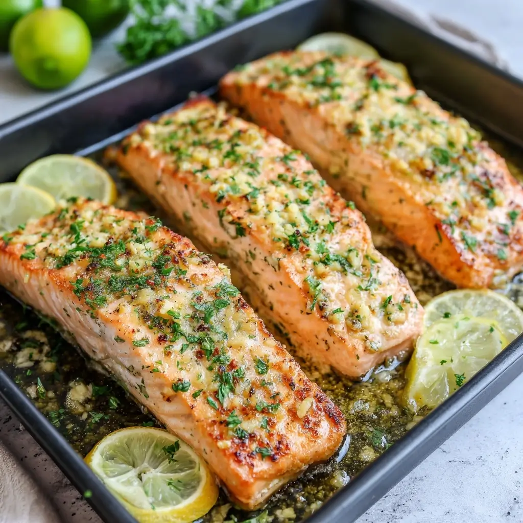 Steakhouse Garlic Butter Salmon