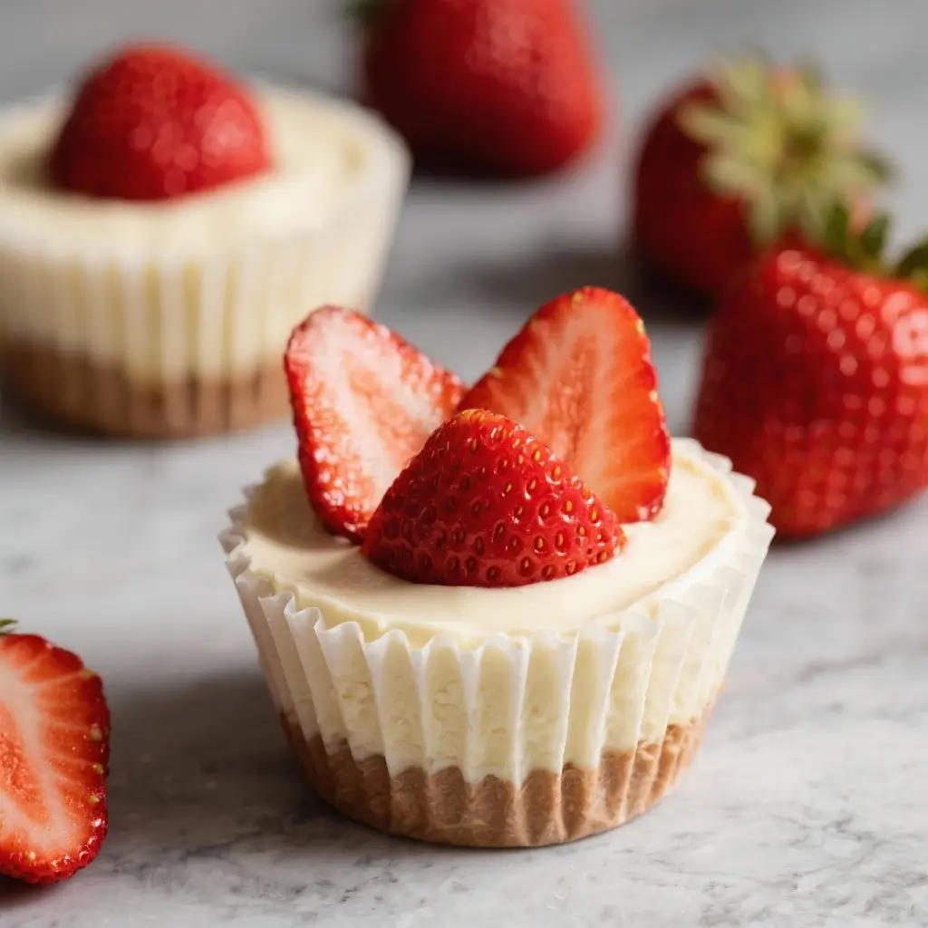 Strawberry Cheesecake Cups