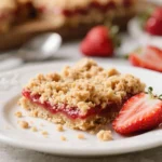 Strawberry Crumble Bars
