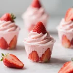 Strawberry Mousse Cups