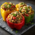 Stuffed Bell Peppers with Quinoa