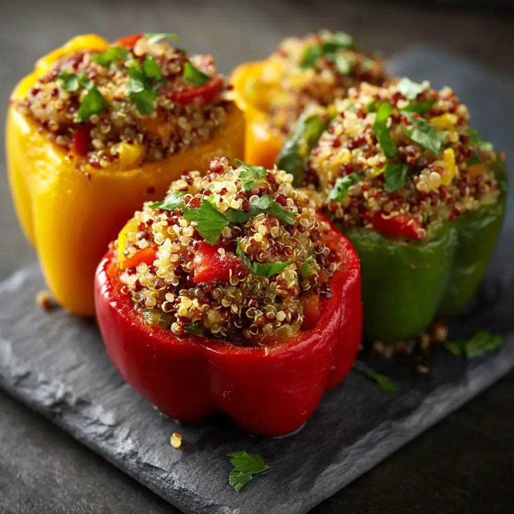 Stuffed Bell Peppers with Quinoa