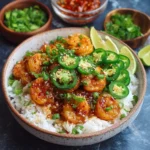 Sweet Chili Shrimp Rice Bowls