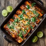 Sweet Potato Black Bean Enchiladas