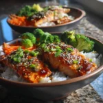 Teriyaki Salmon Rice Bowls