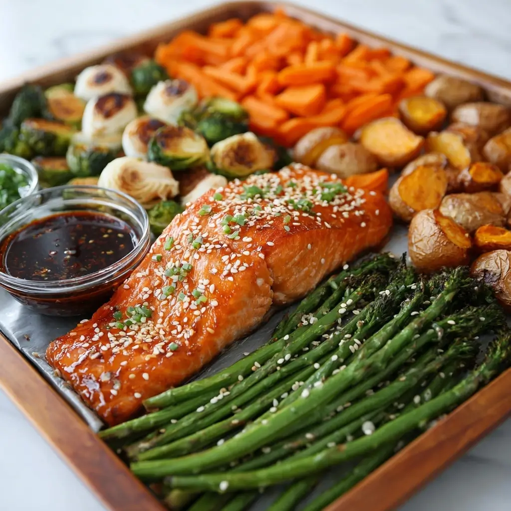 Teriyaki Salmon Sheet Pan