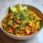 Thai Peanut Chicken Noodles