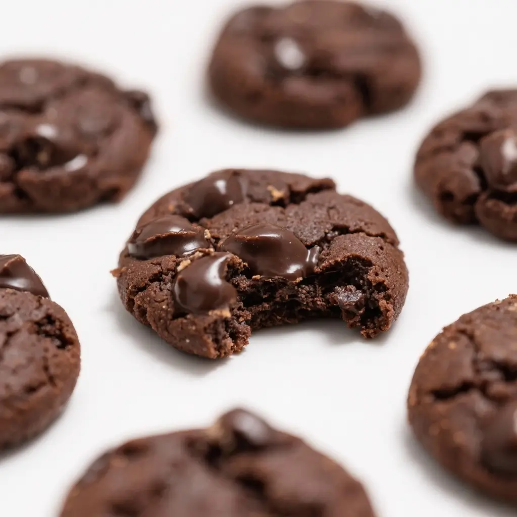 Triple Chocolate Brownie Cookies
