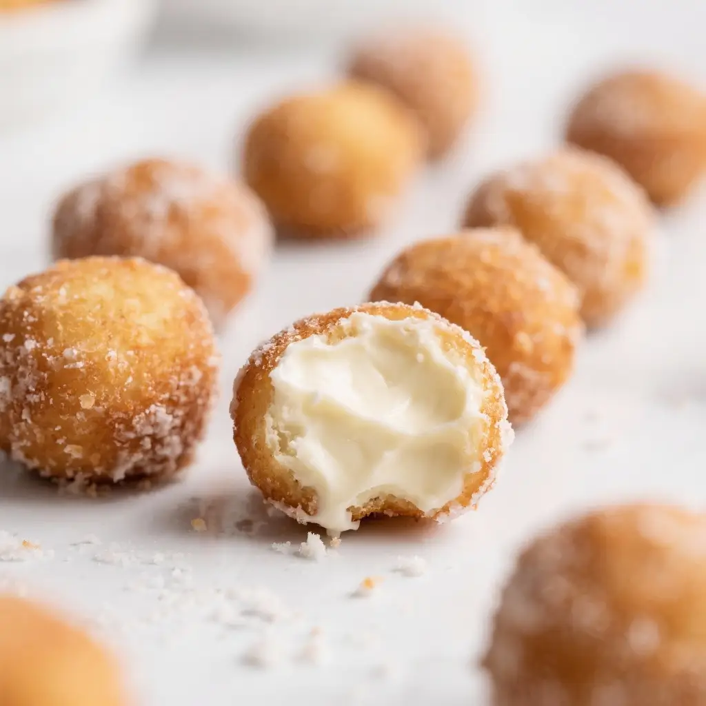 Vanilla Cream Donut Holes