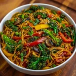 Veggie Loaded Stir Fry Noodles
