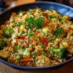 Veggie Packed Baked Fried Rice