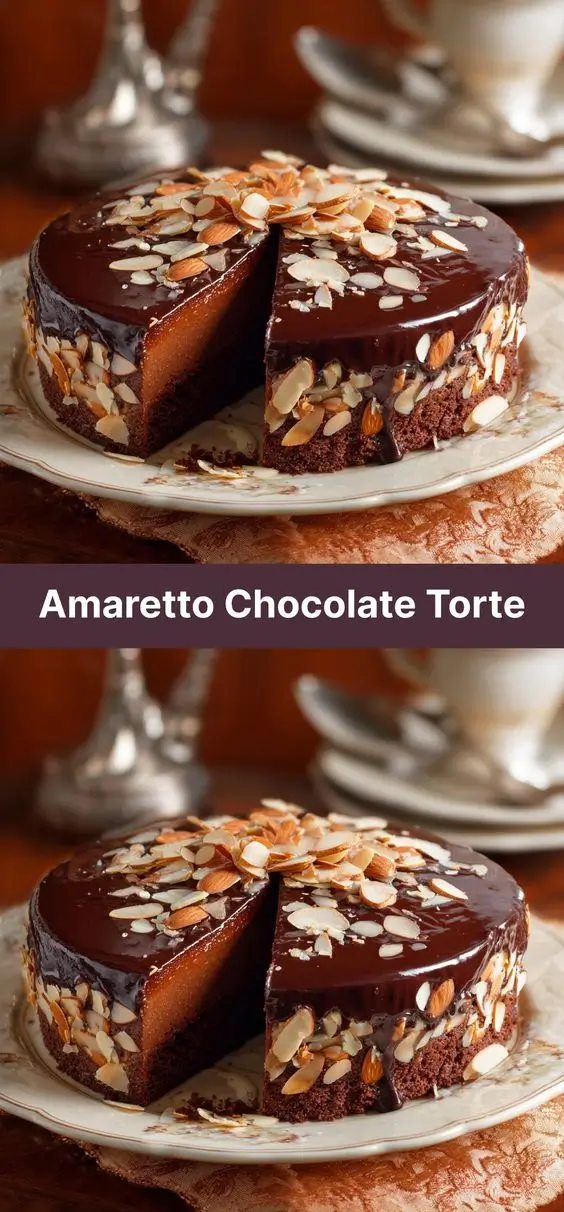 Amaretto Chocolate Torte