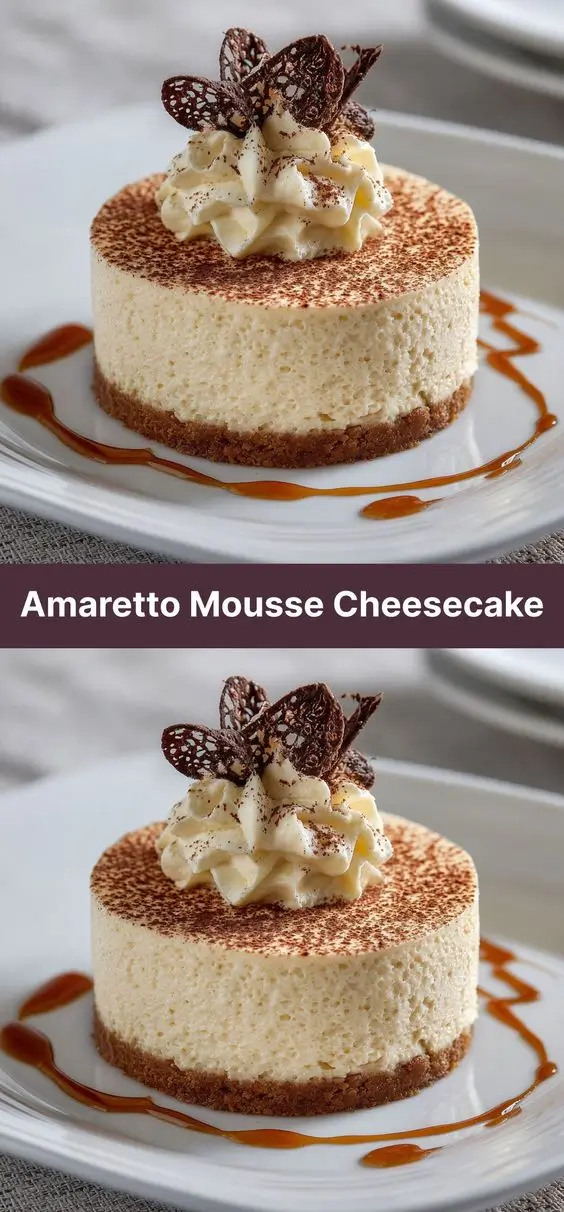 Amaretto Mousse Cheesecake