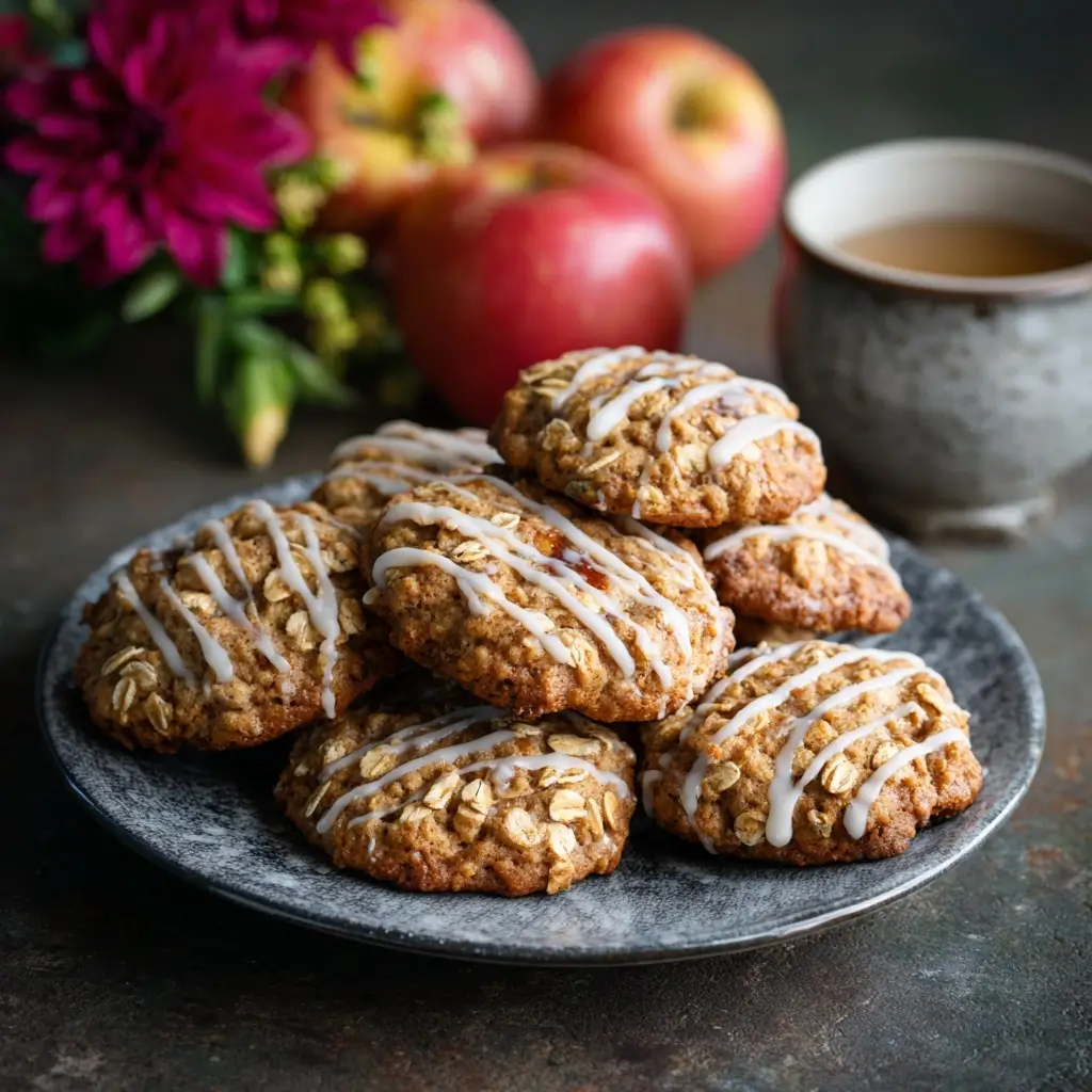 Apple Cinnamon Oatmeal Cookies