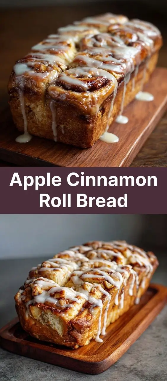 Apple Cinnamon Roll Bread