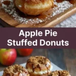 Apple Pie Stuffed Donuts