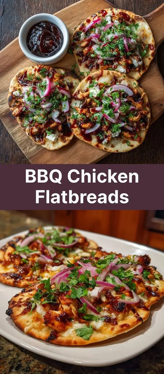 BBQ Chicken Flatbreads