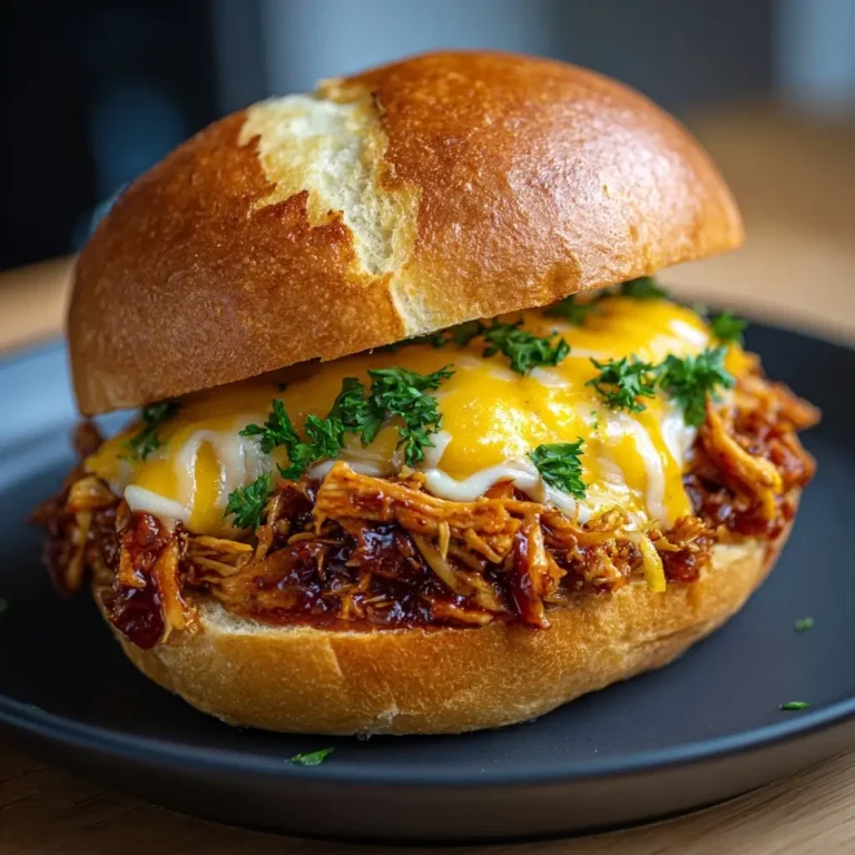 BBQ Pulled Chicken Sandwiches