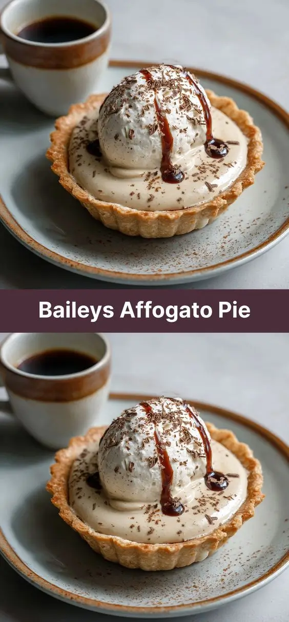 Baileys Affogato Pie