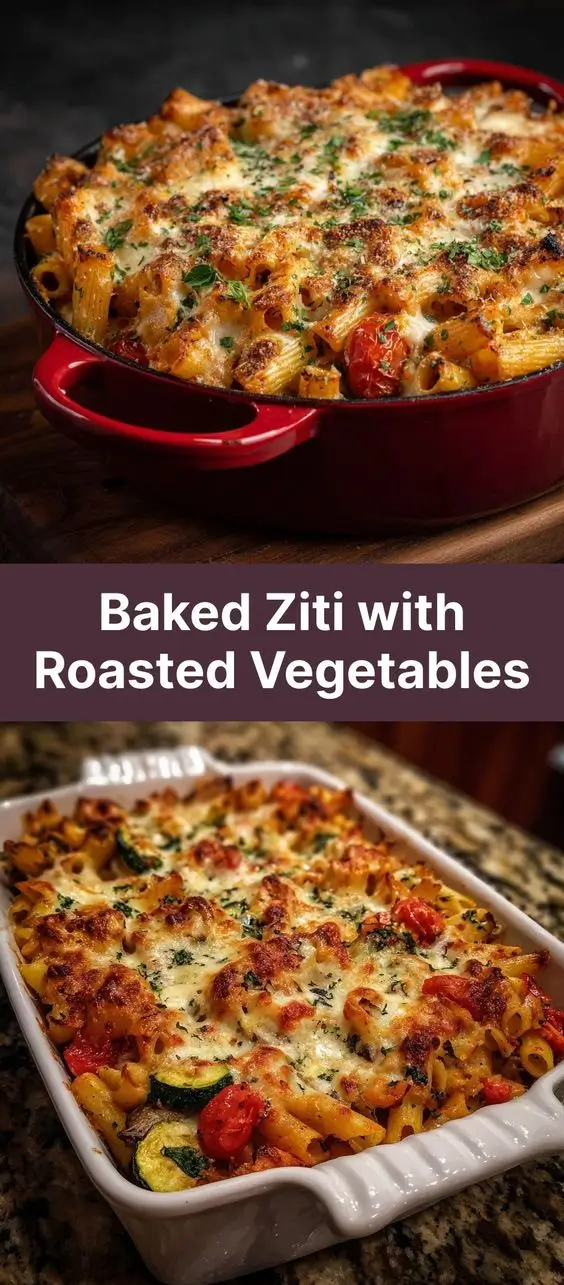 Baked Ziti with Roasted Vegetables