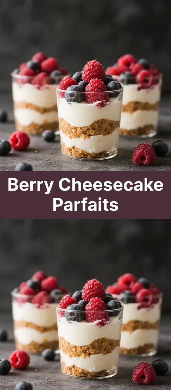 Berry Cheesecake Parfaits