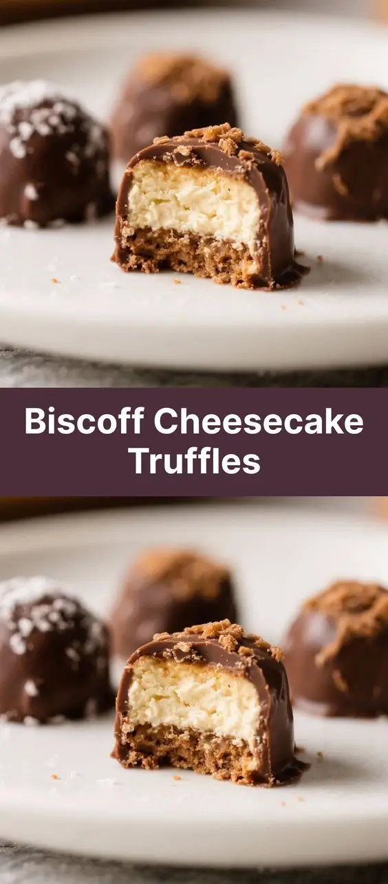 Biscoff Cheesecake Truffles