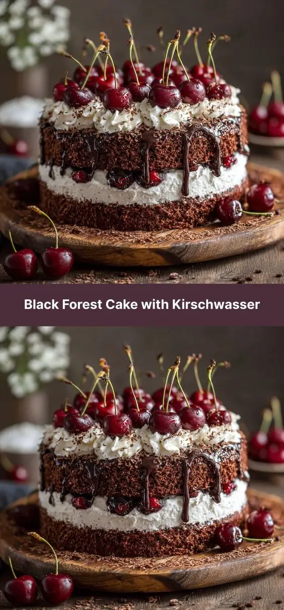 Black Forest Cake with Kirschwasser