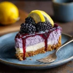 Blackberry Lemon Cheesecake