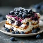 Blueberry Cheesecake Icebox Cake