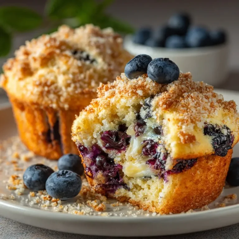 Blueberry Cheesecake Muffins