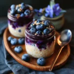 Blueberry Cheesecake Overnight Oats